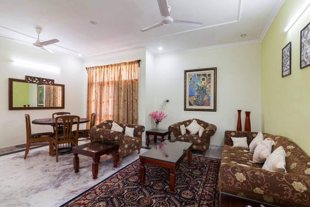 Generous space and sparkling floors!