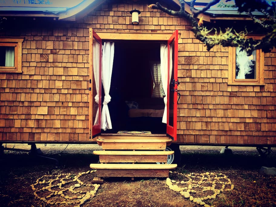French door entry