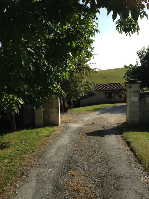 Entrance to the property