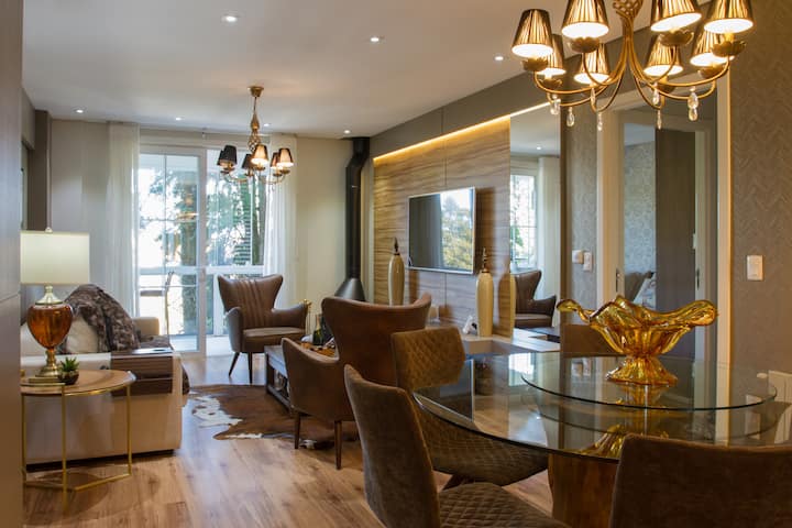 Lindo Apartamento No Lugar Mais Nobre De Gramado - Gramado