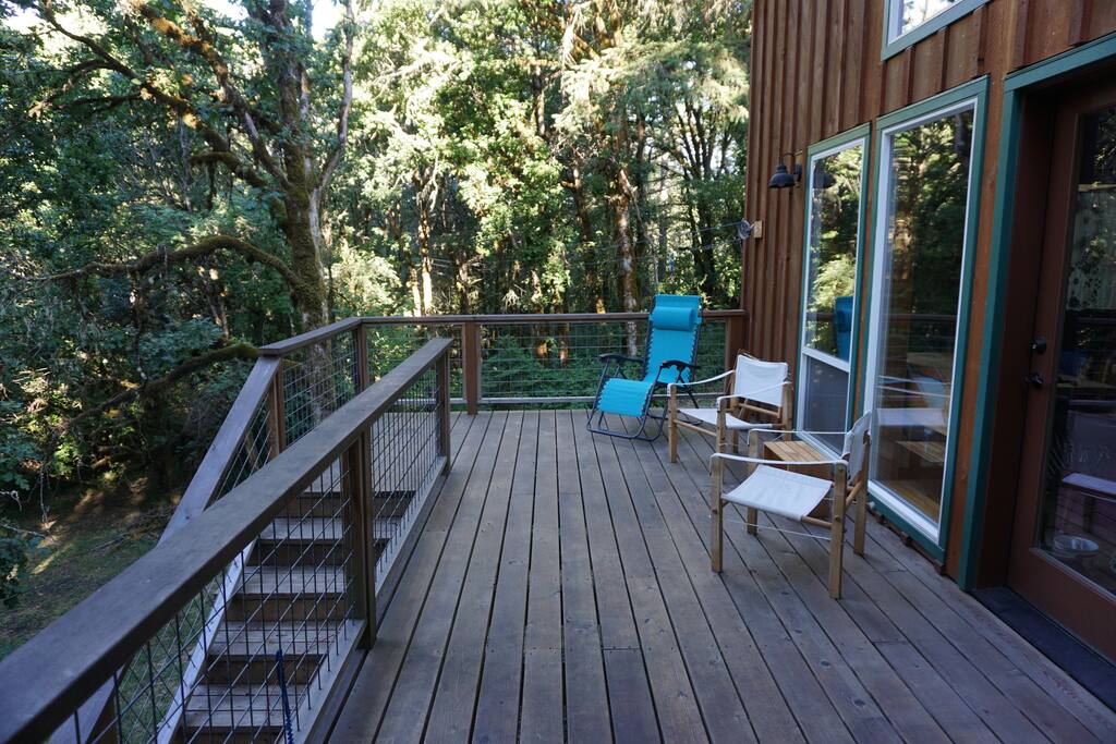 Relax in a peaceful forest setting