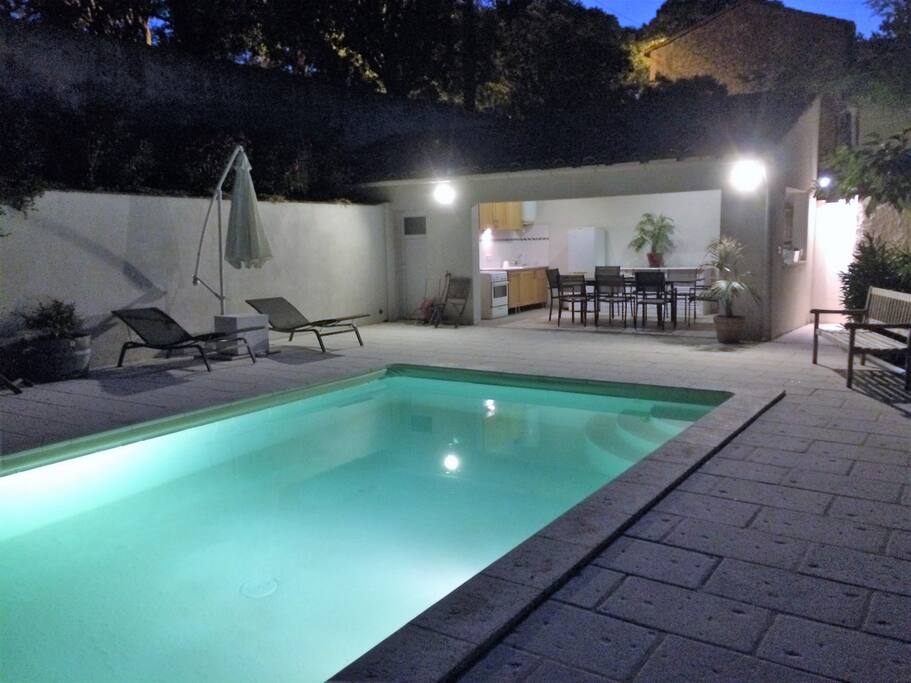 piscine + pool house