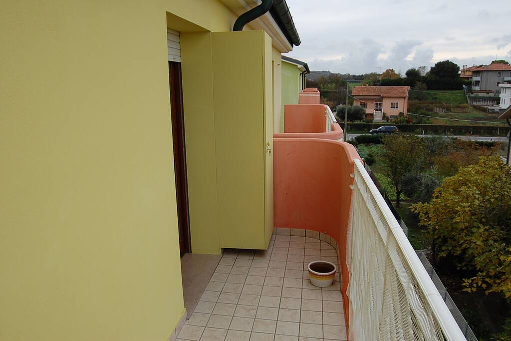 terrazzo vista colline