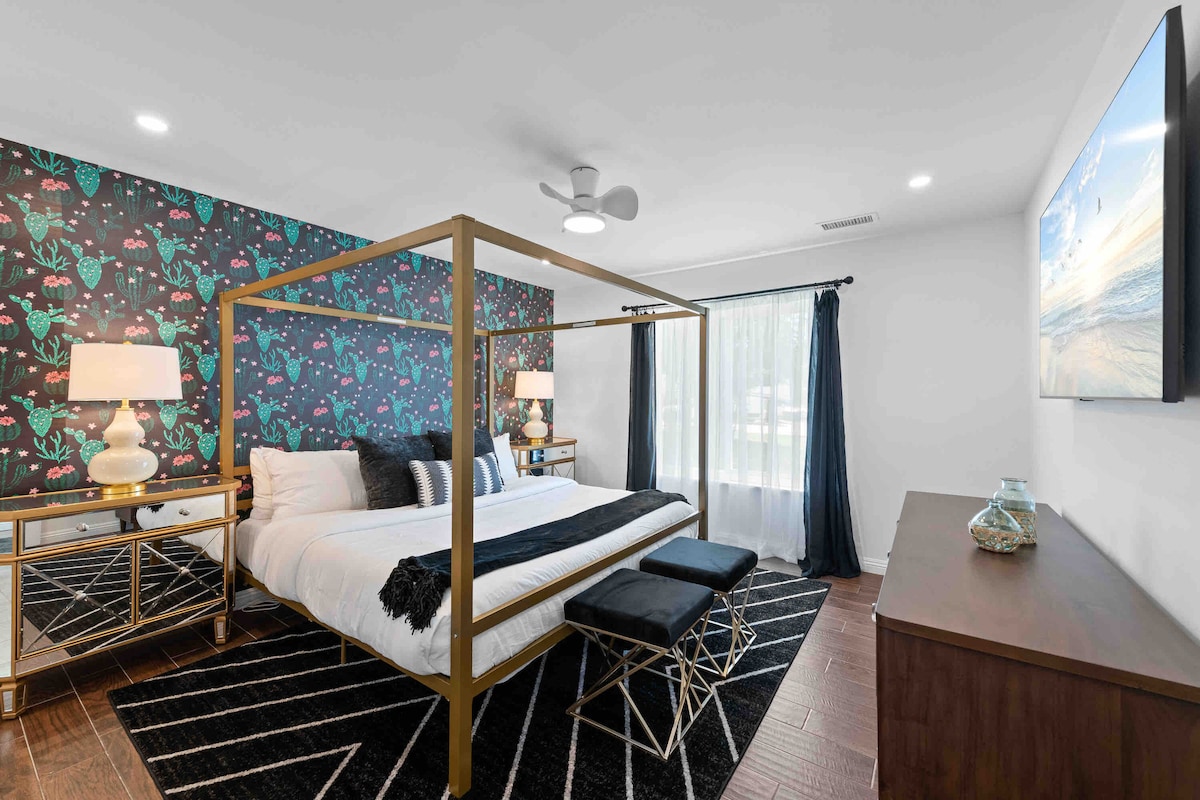 Chumba bora cha kulala (chini ya ghorofa)
Kitanda aina ya 1 King