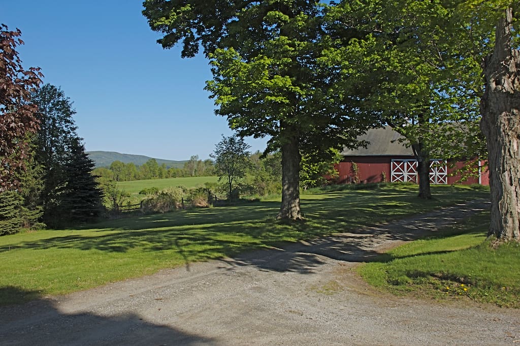 North view, from the front porch.