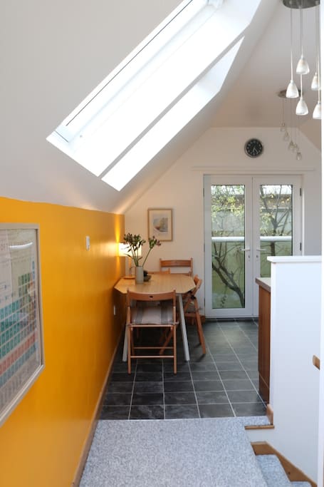 Light and open kitchen