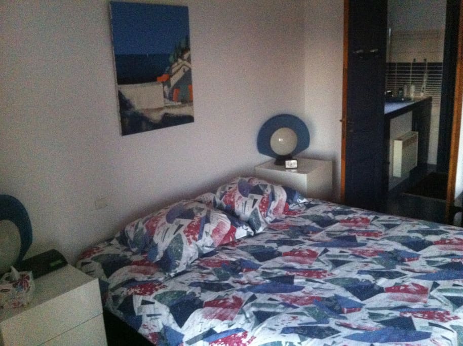 une chambre vaste et très claire avec SDB contiguë