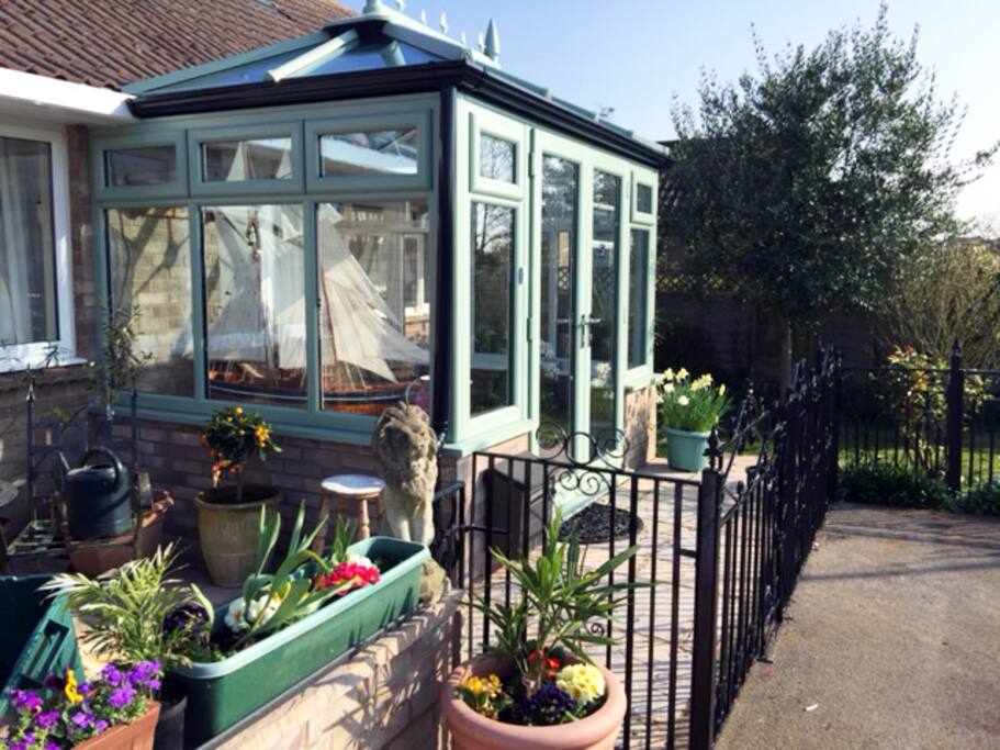 Orangery at front of House