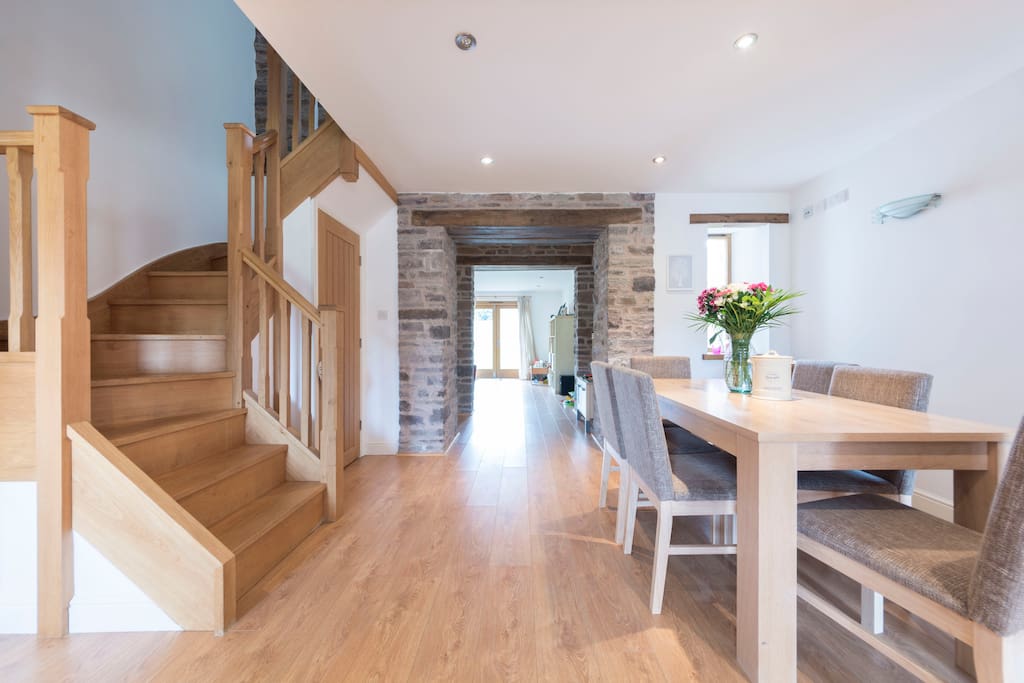 Oak staircase