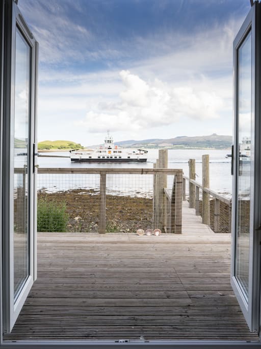 View from communal living room.