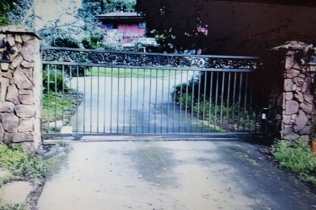 Gate, guest will have the code