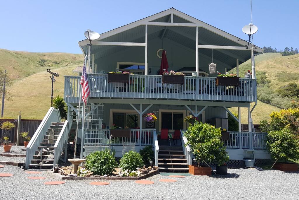 Our home overlooking the Russian River.
