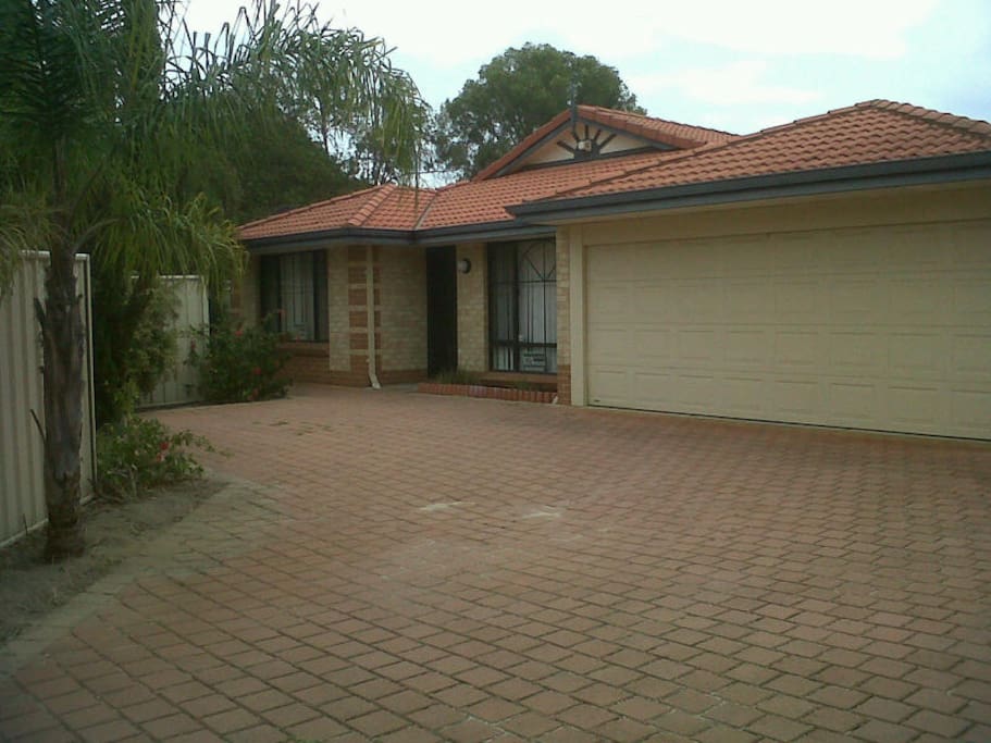 front of the house