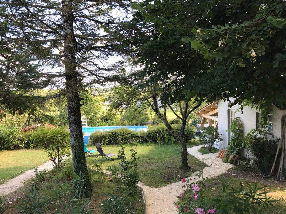 Le jardin vu de votre terrasse