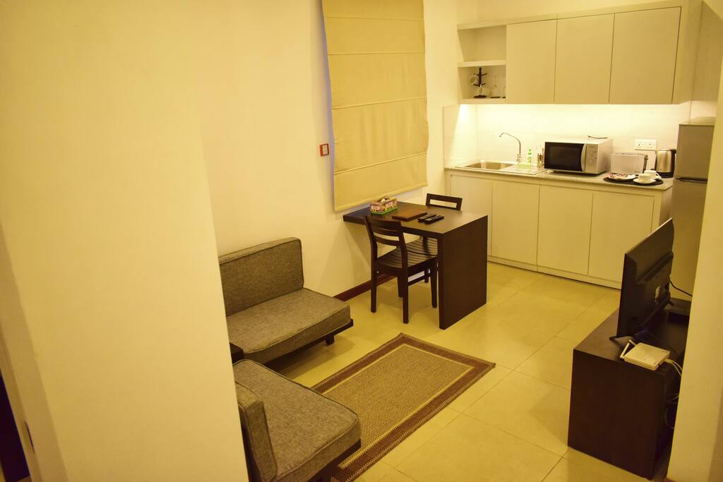 Dining, Pantry and living area