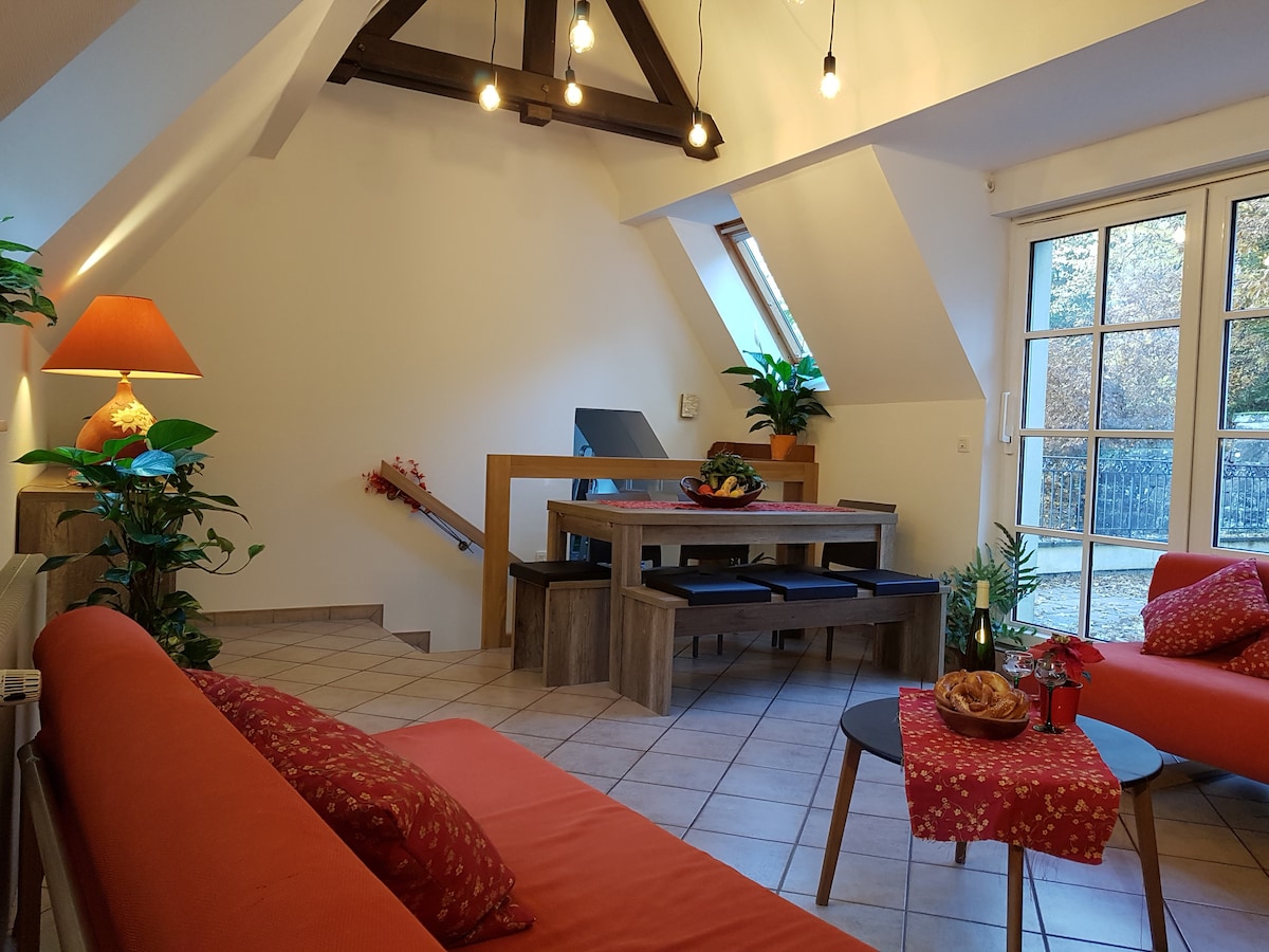 Obývačka v jedálni