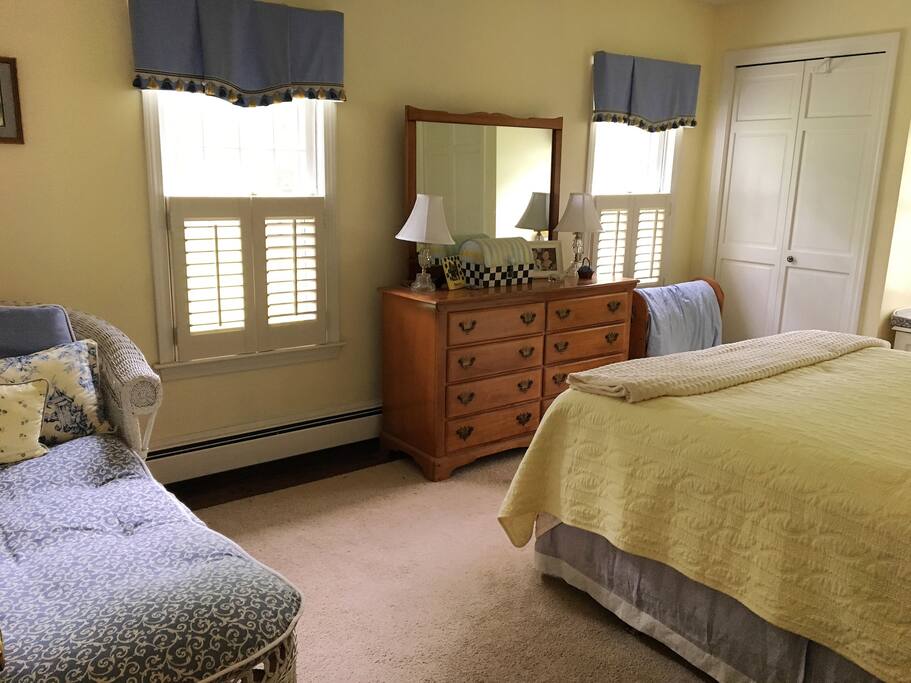 Bedroom #1 - Looks out at Front Yard / State Park