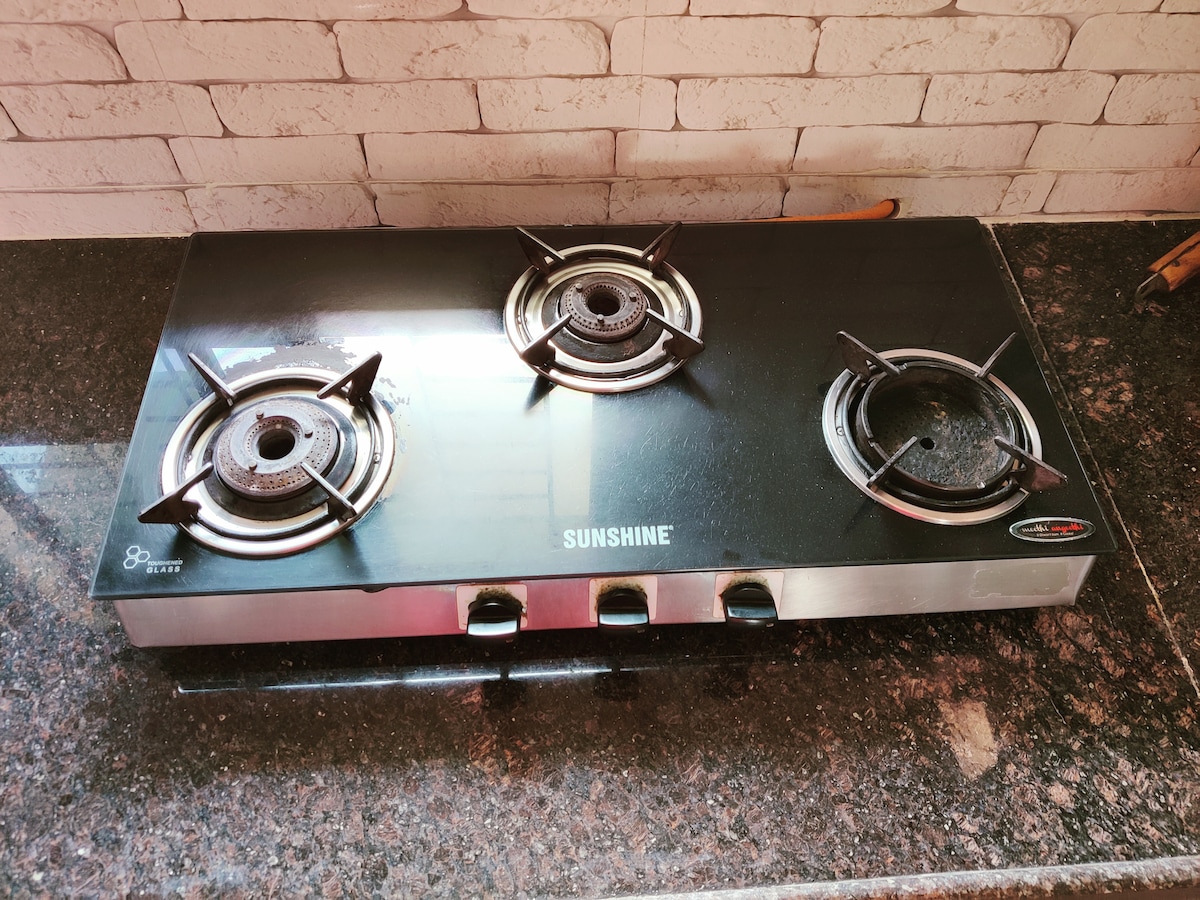sowbhagya gas stove 3 burner