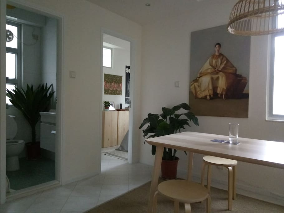 One main living/dinning space