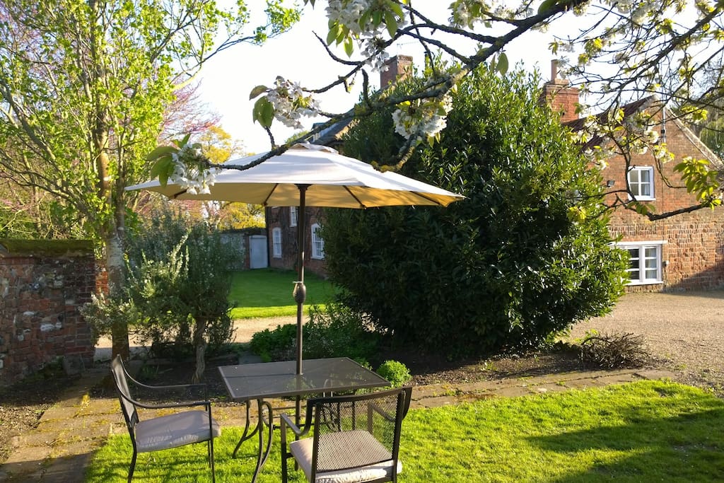 Accommodation viewed from guests' garden area
