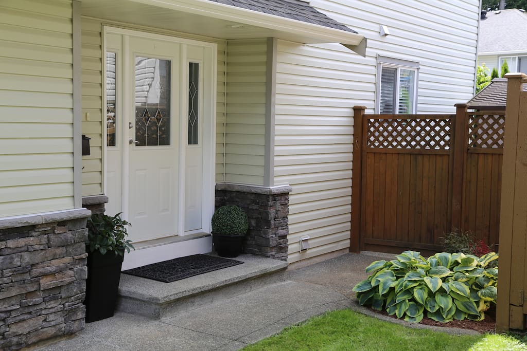 Side entrance
