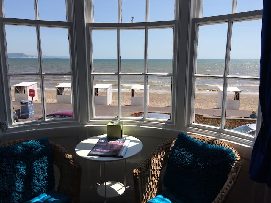 Room 1 - Family room, sea view ensuite, 1 x double bed & 2 x single beds