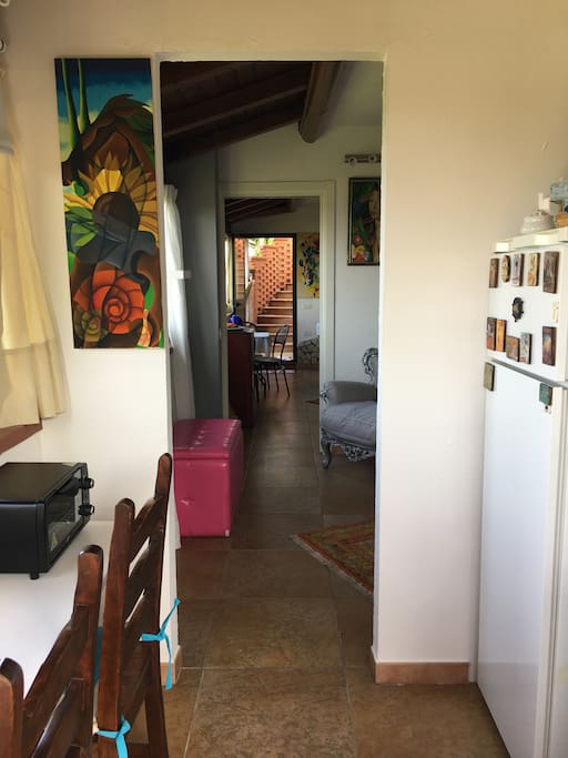 appartamento visto dalla cucina