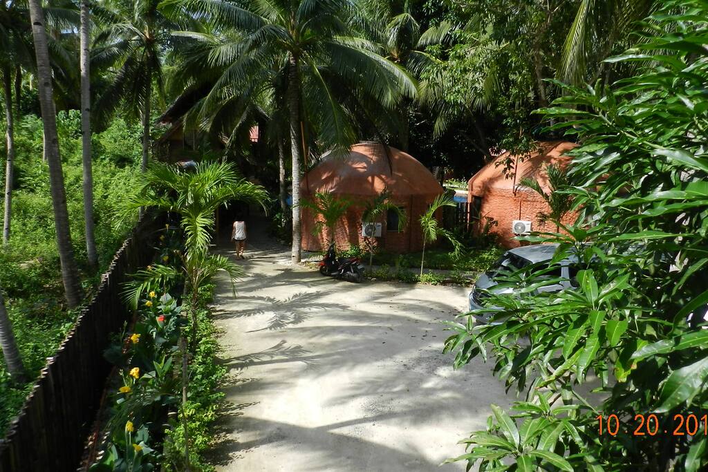 entrance to our resort