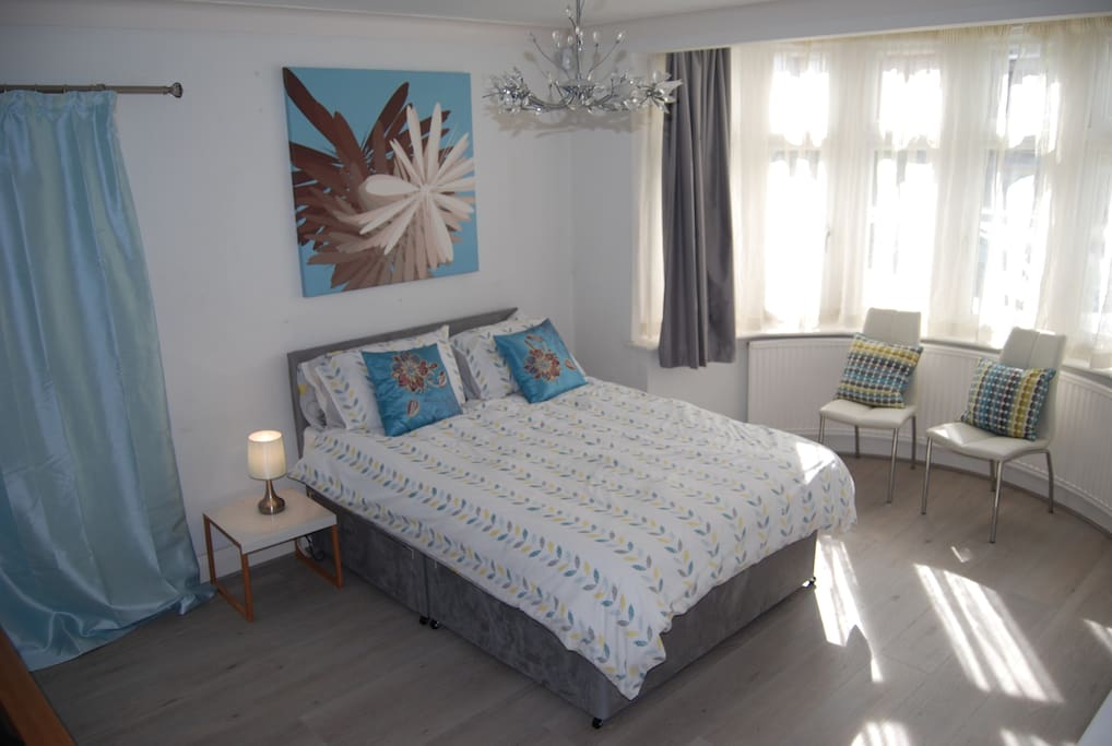 Large bright double bedroom
