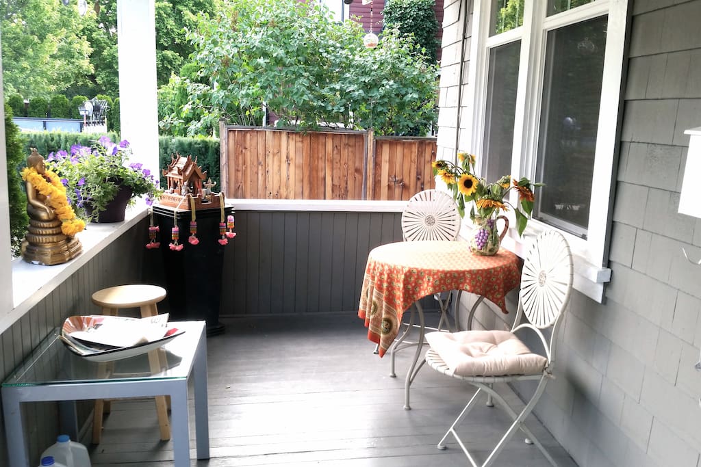 Front porch - outdoor sitting area.