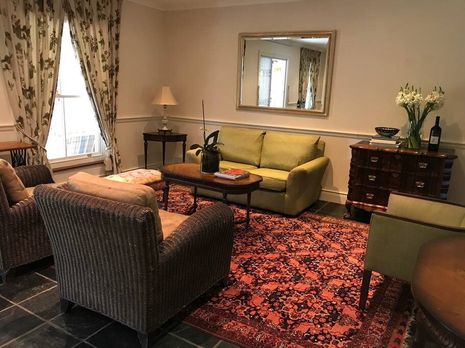 Open plan lounge and dining room