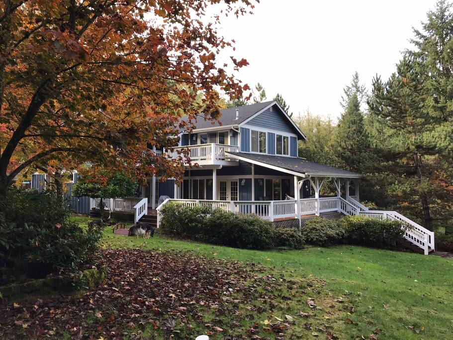 Some fall color...