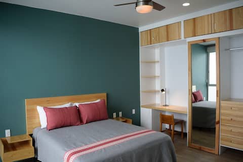 Apartment on middle floor near Oaxaca downtown.
