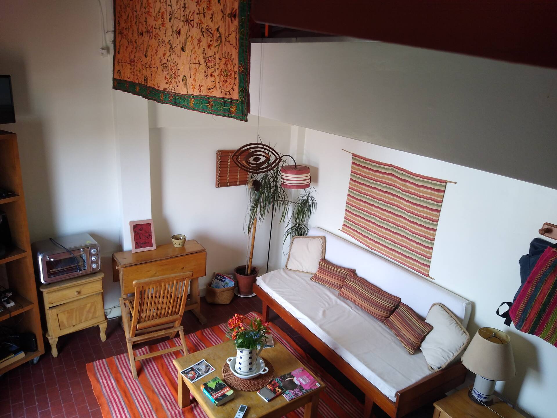 Apartamento duplex de 1 quarto com terraço em Palermo