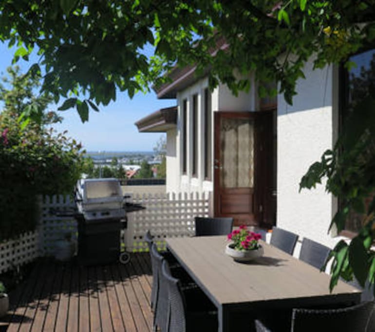 Patio on upper floor