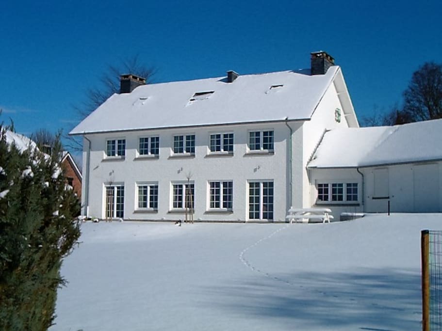 villa Beausite tijdens de wintermaand