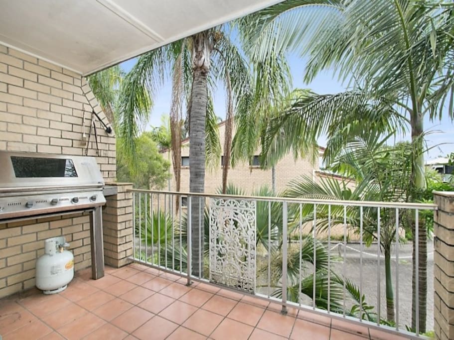 Balcony with BBQ