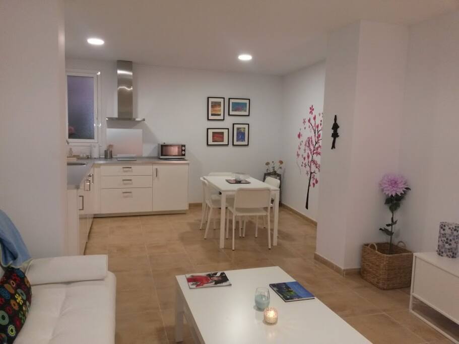 Salón y cocina