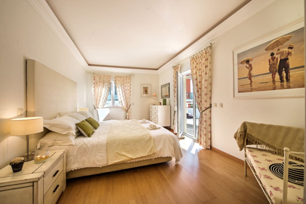 Master bedroom with superking bed, own balcony and ensuite