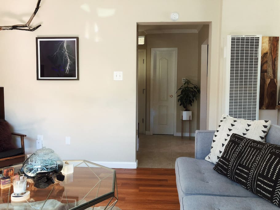 Living Room to Front Entry/Powder