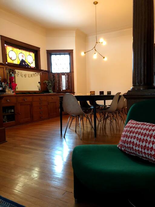 Dining Room into Living Room