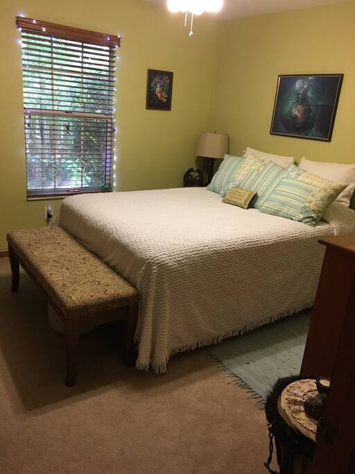 Cozy & comfortable Queen bed suite.