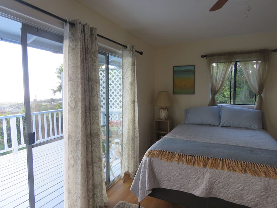Lanai with views just outside your door
