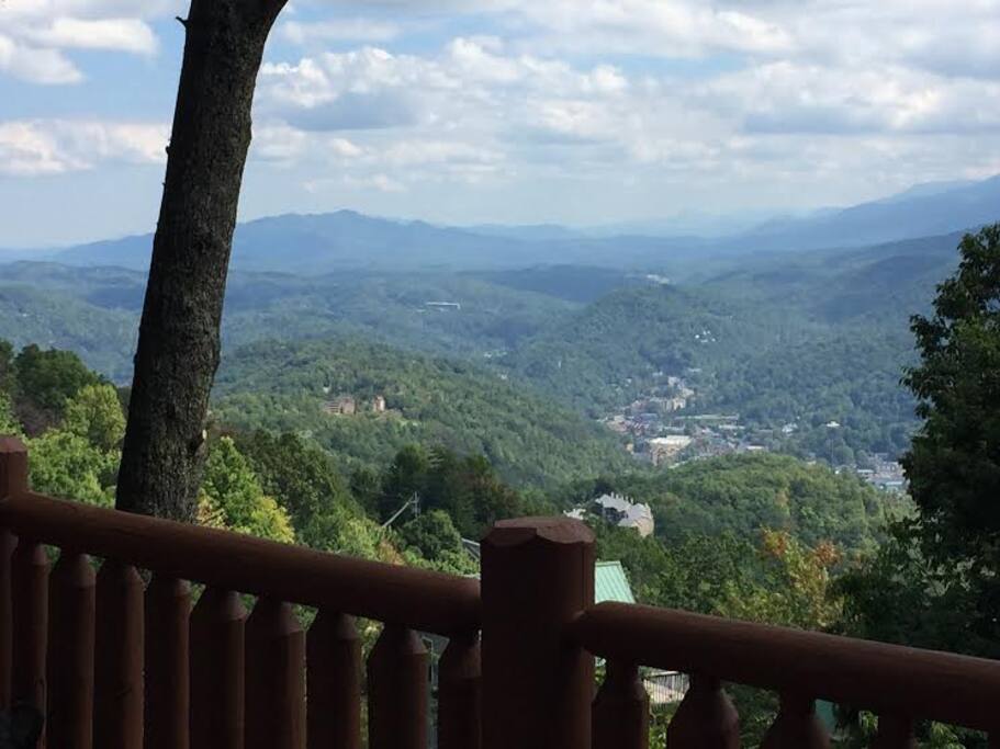 View of downtown Gatlinburg