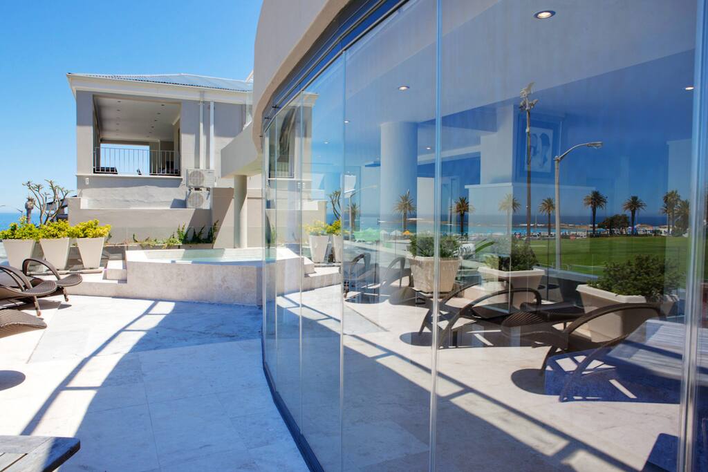 View from the balcony (3) - with pool in view