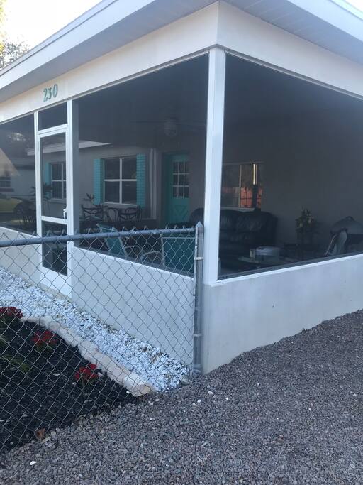 We love sitting on our porch in the morning for coffee
