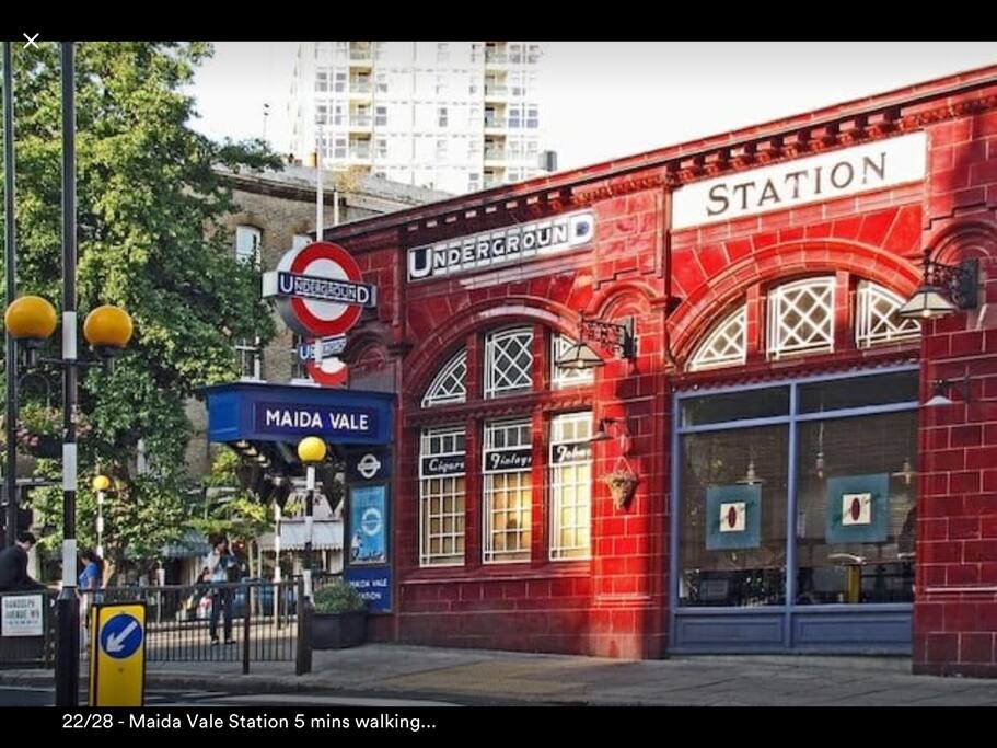 Maida Vale Station just 5 min walk