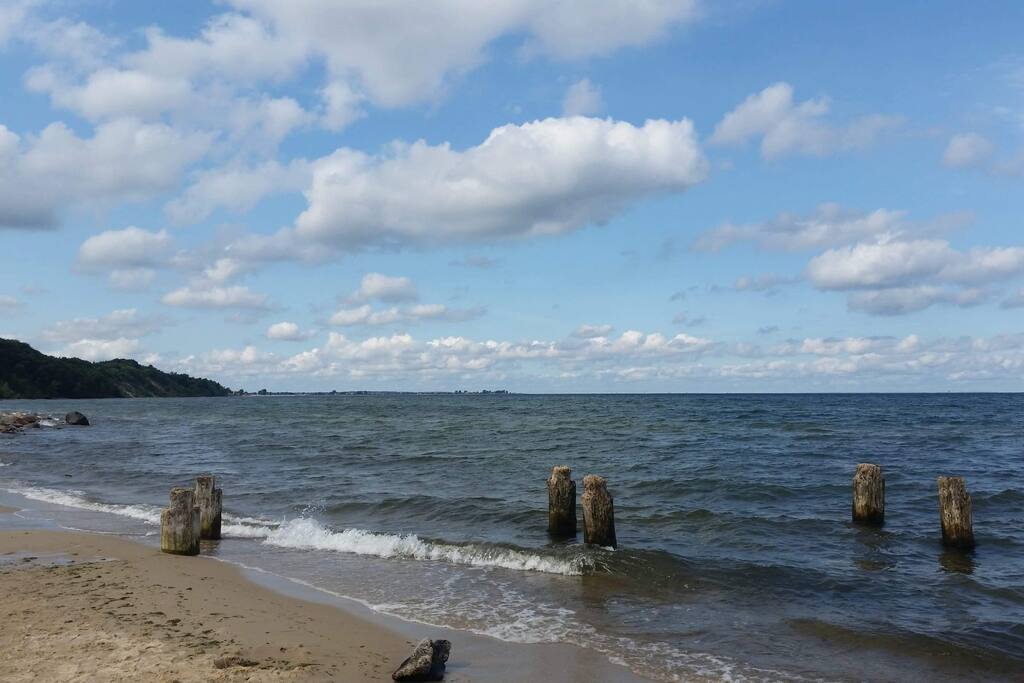 Gdynia Babie Doły, widok z plaży- 5 minut autobusem/ samochodem od apartamentu