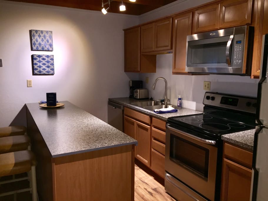 Newly renovated kitchen.