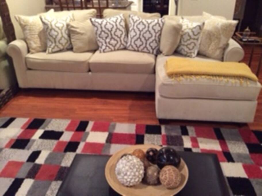 Comfortable sitting area.